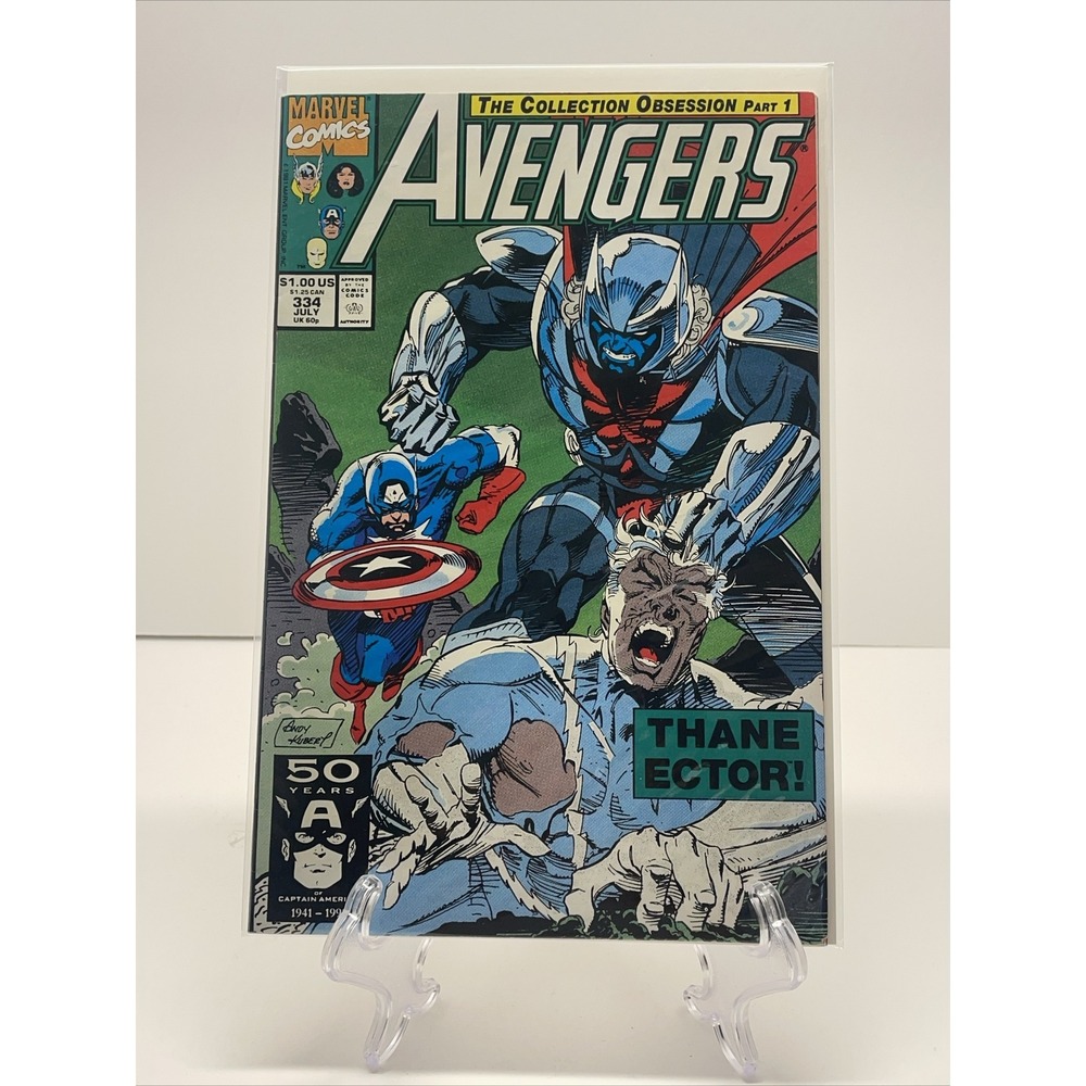 Avengers #334 The Collection Obsession Part 1 July 1991 Marvel Comics